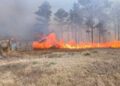 Incendio en Yacanto. Foto: Policía de Córdoba