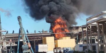 Incendio en la planta de Arcor de Arroyito: evacuaron a los trabajadores