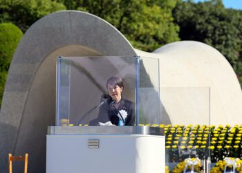 Japón conmemoró los 81 años del bombardeo atómico en Hiroshima Japón conmemoró los 81 años del bombardeo atómico en Hiroshima