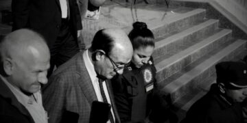 Juicio a Oscar González en Tribunales de Villa Dolores. Foto: gentileza.