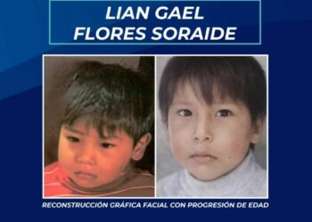 La Policía de la Provincia de Córdoba continúa la búsqueda del niño LIAN GAEL FLORES SORAIDE, quien se encuentra desaparecido desde el día 22/02/2025.