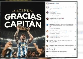"Gracias Capitán", el saludo de AFA a Messi tras el anuncio de su retiro de la Selección.