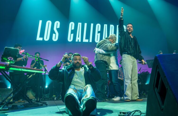 Los Caligaris fueron parte de la última fecha de la Fiesta ¡FA! en Rosario, donde sorprendieron como invitados. Foto: Kaloian Santos Cabrera.