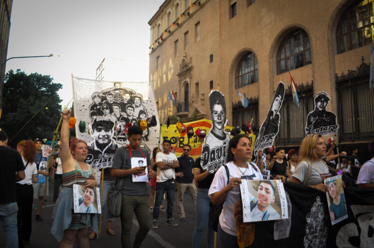 Marcha de la gorra, noviembre 2029. Foto: Fátima Vanessa Giménez.