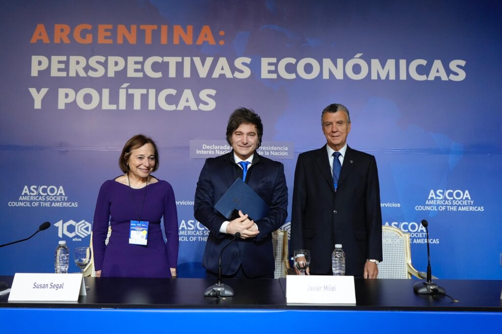 Milei participará de la 23ª edición del Council of the Americas Milei participará de la 23ª edición del Council of the Americas