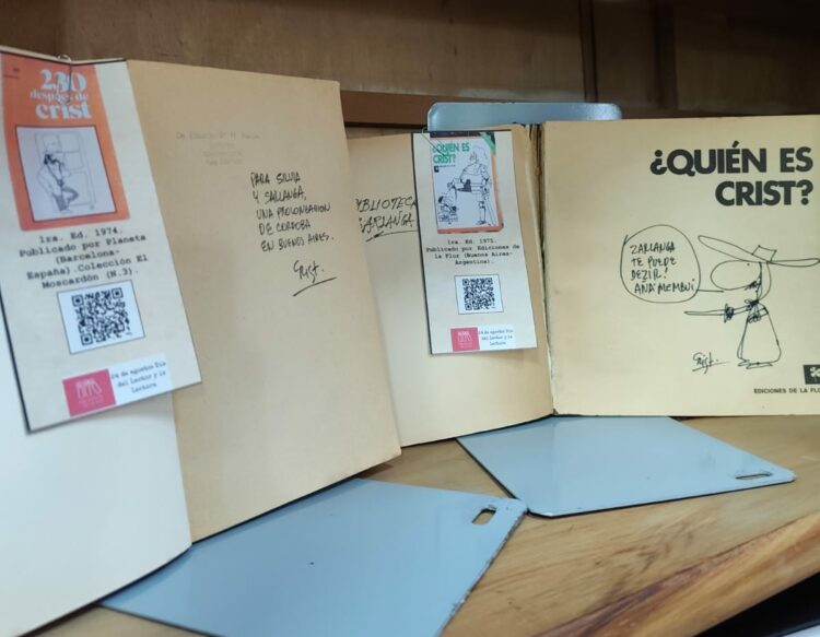 Libros que guardan las huellas de sus autores.