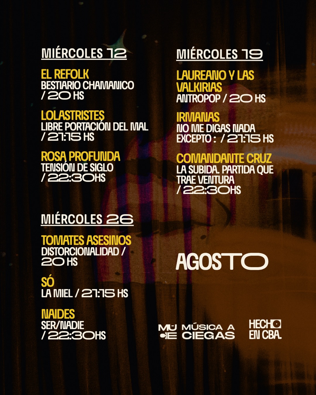 Nueve discos cordobeses para escuchar a ciegas Nueve discos cordobeses para escuchar a ciegas