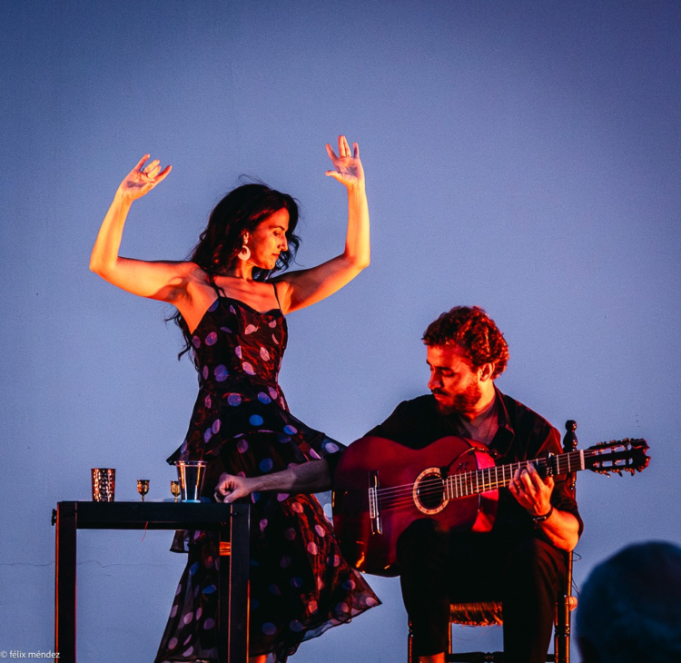 Con una voz de gran hondura y una guitarra precisa, recorren el tango argentino, los cantes de ida y vuelta, el pasodoble y las nanas andaluzas. Foto: Prensa.
