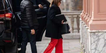 Patricia Bullrich, jefa del bloque de senadores de La Libertad Avanza.