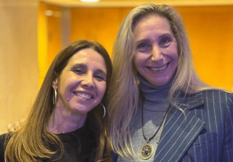 Pilar Ramírez enfría la posibilidad de una alianza con el PRO La presidenta de La Libertad Avanza (LLA) junto a Karina Milei.