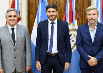 Santilli recibe a Llaryora, junto con Pullaro y Frigerio Santilli recibe a Llaryora, junto con Pullaro y Frigerio