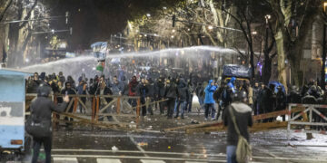 Reprimen la protesta contra la Ley de Propiedad Privada en la Ciudad de Buenos Aires