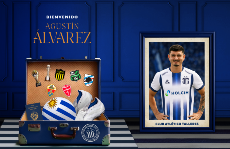 Talleres le dio la bienvenida al delantero Agustín Álvarez Martínez La bienvenida oficial a Agustín Álvarez Martínez.