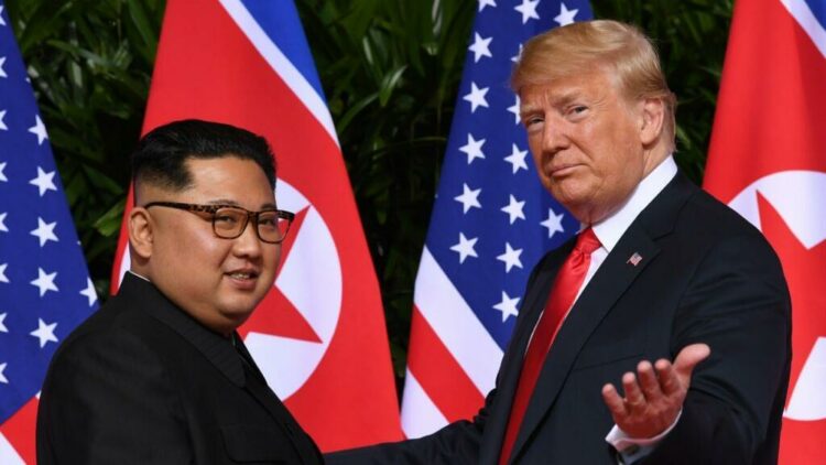En su primer gobierno, Trump se reunió tres veces con Kim Jong-un.