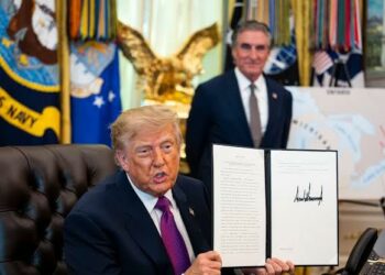 Trump cambió el nombre del Lago Ontario por “Lago América” y Canadá respondió