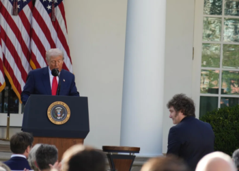 Milei y Trump en la Casa Blanca.