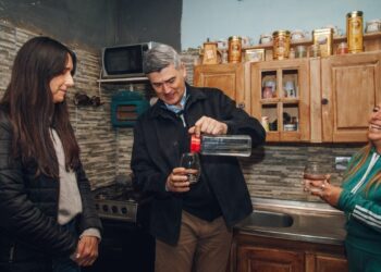 Passerini inauguró las obras junto a vecinos y vecinas de la zona sureste.
