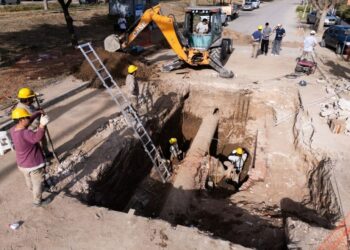 Avanza la obra para mejorar los sistemas de agua y saneamiento