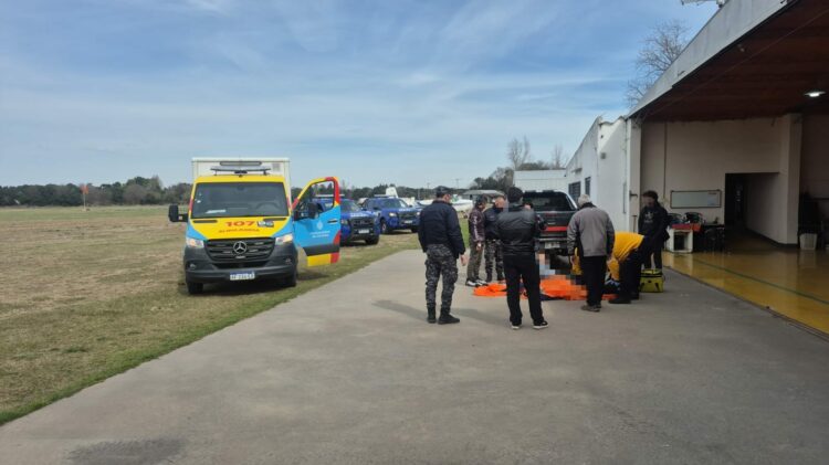 El hecho ocurrió en el Aeroclub Coronel Olmedo.