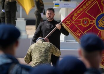 Zelensky desafió a Rusia en el Día de la Independencia