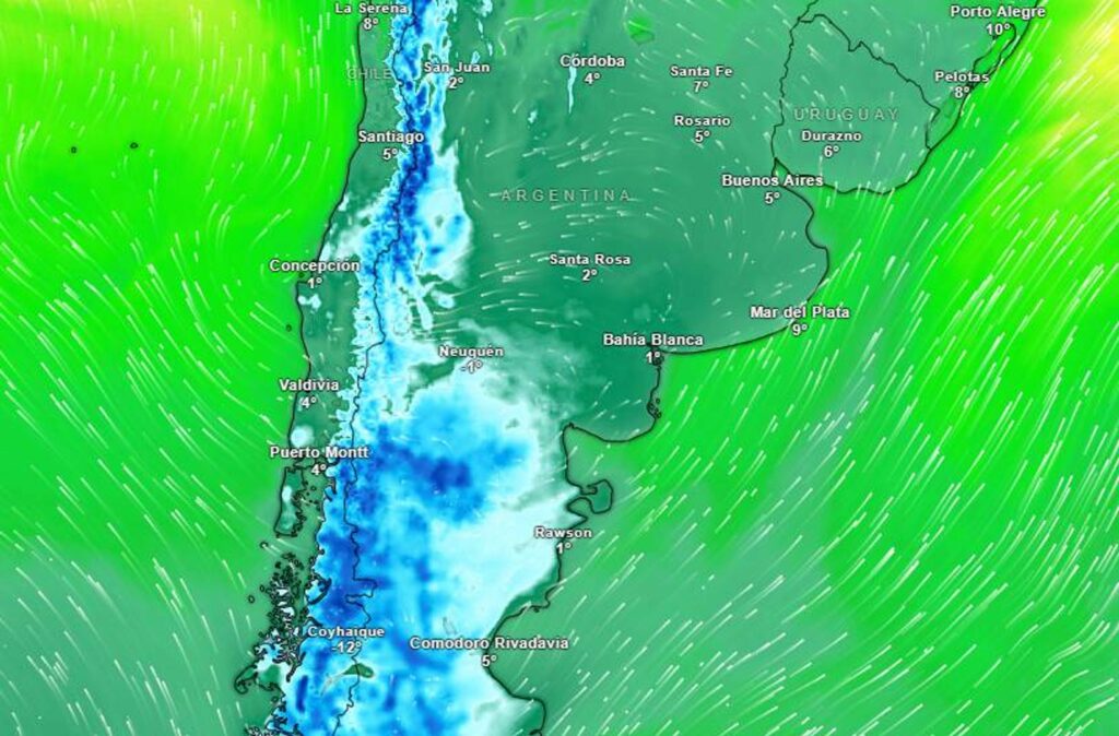 Frio extremo: alcanza a Córdoba, a Buenos Aires y otras seis provincias
