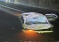 Tres adolescentes cayeron con un auto al cauce de un río El episodio ocurrió pasadas las 4 de la mañana.