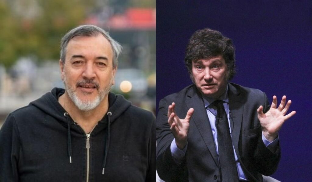 ATE pidió conocer si Milei está apto para ejercer la Presidencia Imagen: Izquierda: secretario general de ATE, Rodolfo Aguiar. Derecha: presidente de la República Argentina, Javier Milei.