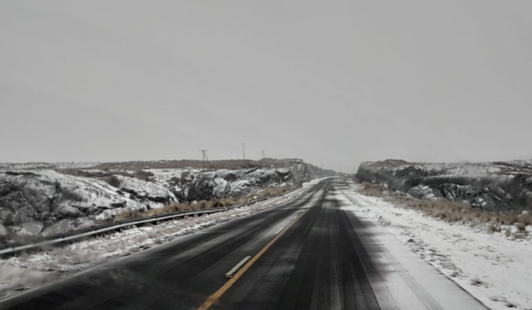Nieve: las Altas Cumbres amanecieron bajo cero a una semana de la primavera
