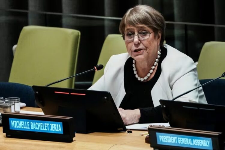 Bachelet retiró su candidatura a la Secretaría General de la ONU La ex presidenta de Chile, Michelle Bachelet.