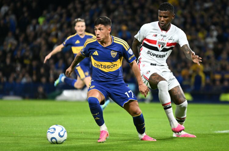 Boca visita a San Pablo con la misión de sellar su pase a las semifinales El Xeneize se impuso 1-0 en la ida con gol de Miguel Merentiel.