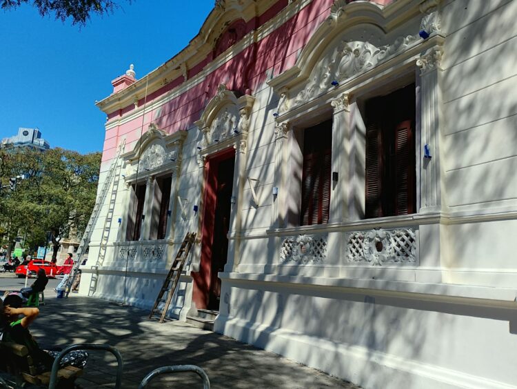 Las refacciones se están realizando en las actualidad. (Ph. Viviana Di Campli)
