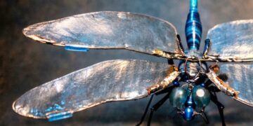 Una de las piezas de El Gabinete de Insectos, de Lisandro Baibiene, recrea en miniatura distintas especies a tamaño real. Foto: Prensa.