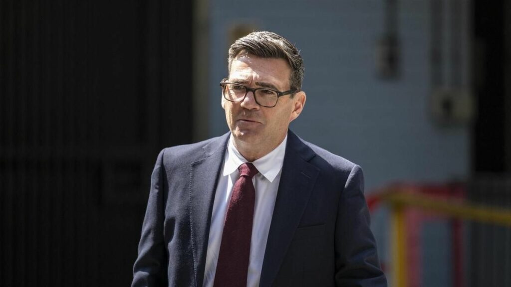 El primer ministro de Reino Unido, Andy Burnham.