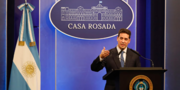 El vocero presidencial, Adrián Ravier.
