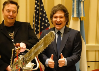 Elon Musk y Javier Milei.