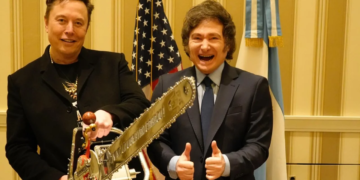 Elon Musk y Javier Milei.