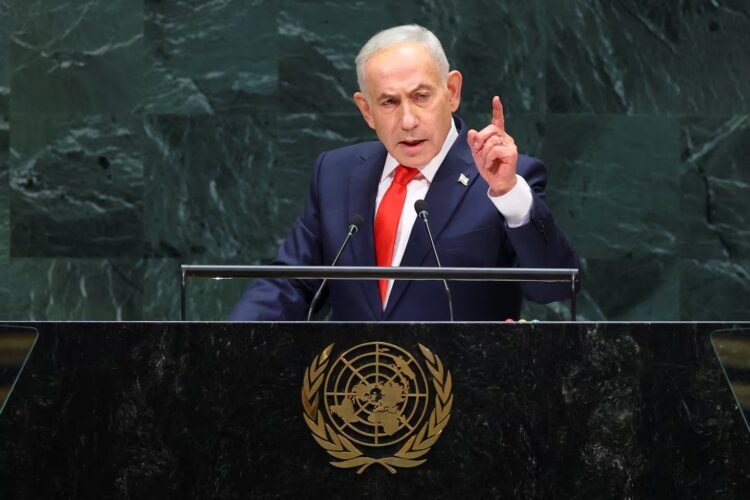 Entre abucheos, Netanyahu respaldó los ataques contra Irán Netanyahu tildó de “cobardes morales” a los diplomáticos que se retiraron del recinto.