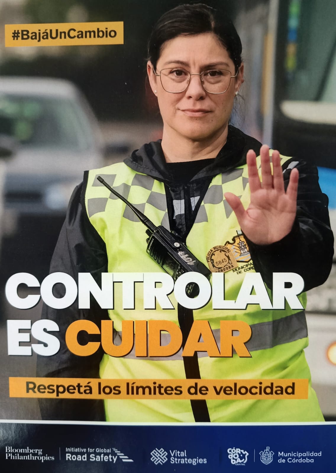 La Municipalidad y una campaña para respetar las velocidades máximas La Municipalidad y una campaña para respetar las velocidades máximas