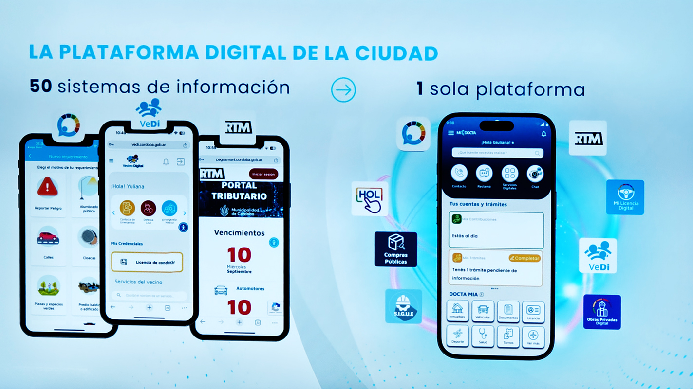 Con Mi Docta llega la digitalización definitiva de la Municipalidad