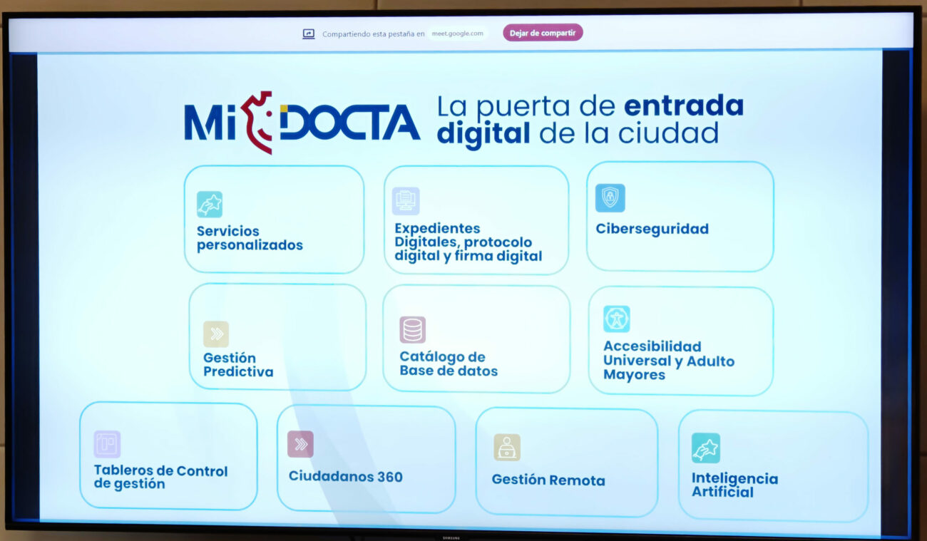 Con Mi Docta llega la digitalización definitiva de la Municipalidad