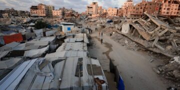 Israel presentó un plan para desplazar 1,86 millones de palestinos de Gaza