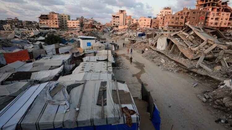 La Franja de Gaza quedó devastada tras la guerra entre Hamás e Israel.