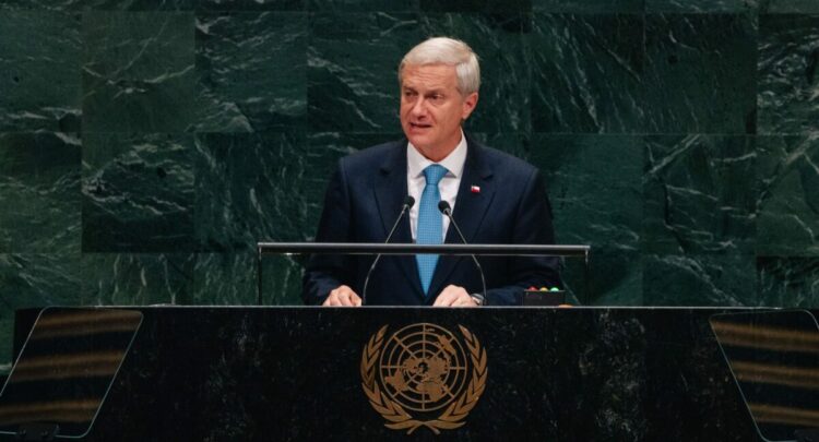 El presidente Kast en su primera alocución ante la Asamblea General de Naciones Unidas.