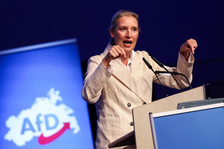 Alice Weidel, líder de AfD.