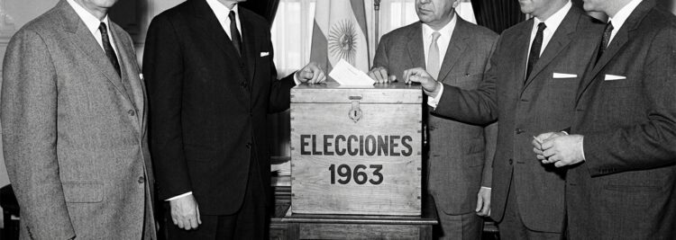 Las elecciones del ‘63: competencia nacional de cordobeses elecciones