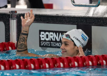 Macarena Ceballos brilló en natación y lideró una jornada dorada