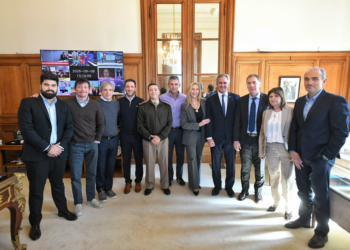 Mesa política en Casa Rosada.