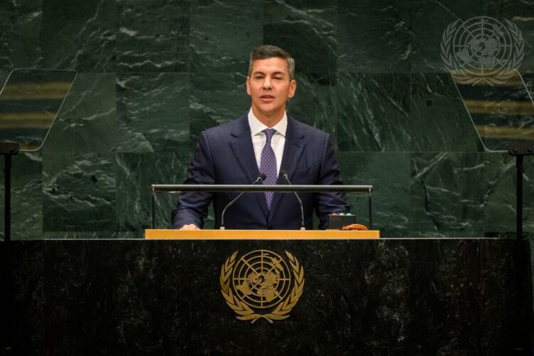El presidente de Paraguay, Santiago Peña.