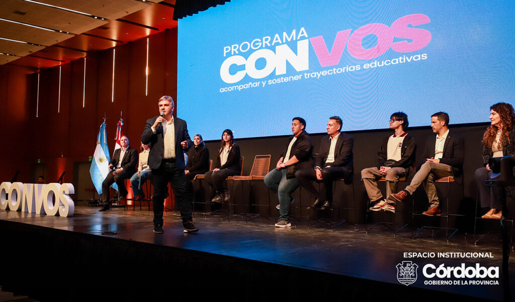 La Provincia presentó “Con Vos”, una iniciativa que busca prevenir la desvinculación escolar La Provincia presentó “Con Vos”, una iniciativa que busca prevenir la desvinculación escolar