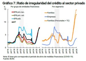 La mora familiar rozó el 13% y crece el uso del crédito para llegar a fin de mes